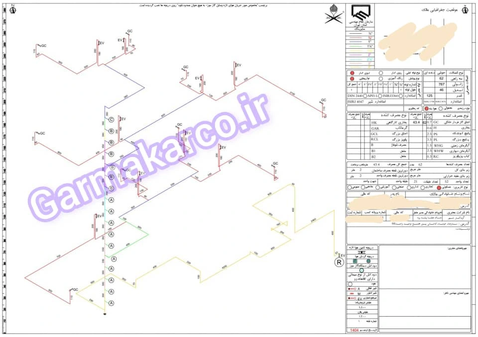 نمونه طراحی فشار ضعیف